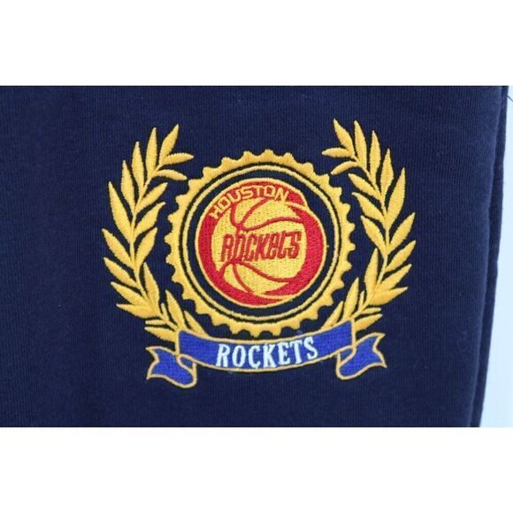 Mitchell & Ness NWT Houston Rockets Blue Sweatpants Large New With Tags - Picture 3 of 11